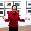 10 November: The King and Queen attend the opening of the exhibition "Under Great Pressure" at Atelje Larsen in Helsingborg. Queen Sonja's own work is part of the exhibition  (Photo: Atelje Larsen)